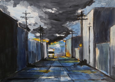 Malarstwo zatytułowany „Storm” autorstwa Eric Stephan, Oryginalna praca, Akryl