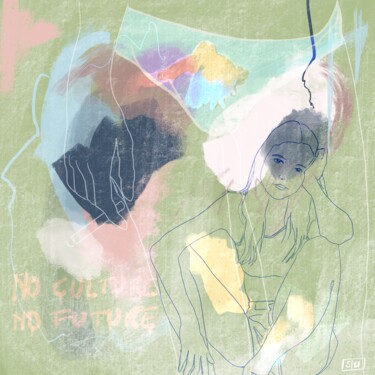 Цифровое искусство под названием "No culture no futur…" - Eric Stephan, Подлинное произведение искусства, Цифровая живопись…