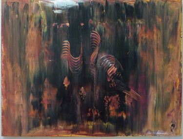 Peinture intitulée "Laisser aller les c…" par Eric Taboureau (Donekk), Œuvre d'art originale, Acrylique Monté sur Châssis en…