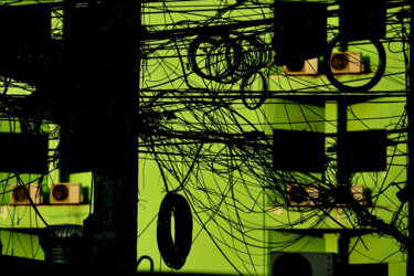 Fotografie mit dem Titel "Electrical Cable in…" von Eric Taylor, Original-Kunstwerk, Digitale Fotografie