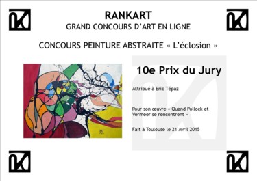 Peinture intitulée "10ème prix du jury" par Tépaz, Œuvre d'art originale