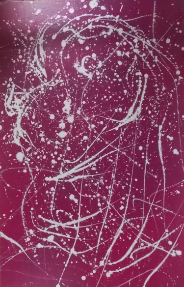 Peinture intitulée "Constellation II" par Tépaz, Œuvre d'art originale, Acrylique
