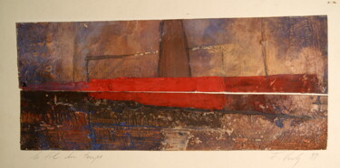 Pintura intitulada "au fil du temps" por Eric Verly / Ylrev, Obras de arte originais, Acrílico Montado em Cartão