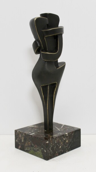 Sculpture titled "Le câlin" by Eric Vialla (Tweak), Original Artwork, Bronze