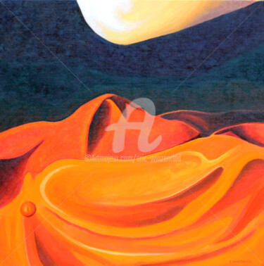 Pintura titulada "Le paysage cardinal…" por Eric Winzenried, Obra de arte original, Oleo Montado en Bastidor de camilla de m…