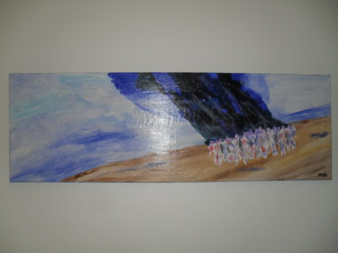 Peinture intitulée "le pélérinage" par Zeg, Œuvre d'art originale