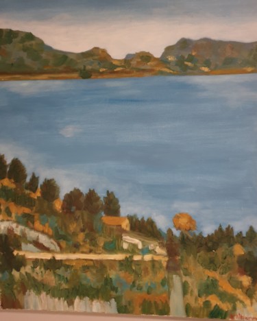 Painting titled "LA BAIE DE MARSEILL…" by Eric Altmeyer, Original Artwork, Acrylic