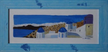 Painting titled "SANTORIN" by Eric Altmeyer, Original Artwork, Acrylic