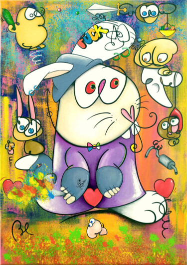 Naos Art Vicat Symphonica... Painting titled "Naos Art Vicat Symp…" by Eric Bourdon, Original Artwork, Acrylic Mounted on Wood Stretcher frame
