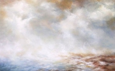 Painting titled "Lumière et brume" by Eric Cardoso, Original Artwork