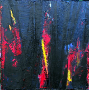 Peinture intitulée "abstract 2" par De, Œuvre d'art originale, Huile