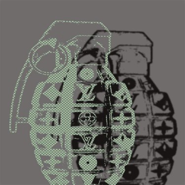 Arts numériques intitulée "grenade de luxe "gr…" par Eric Gaussens, Œuvre d'art originale