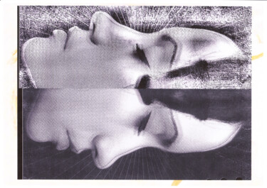 Коллажи под названием "Träumend" - Erich Heeder, Подлинное произведение искусства, Коллажи