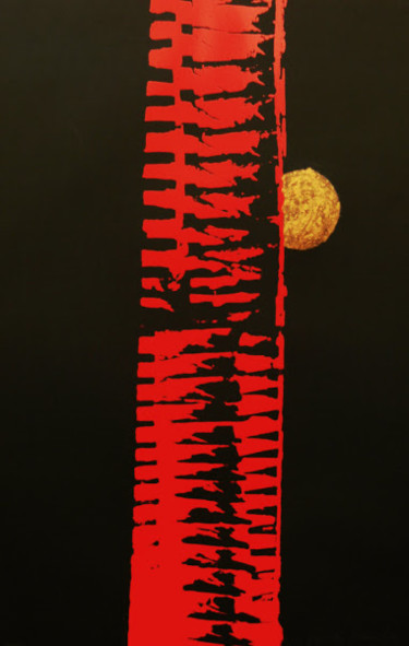 Отпечатки и Гравюры под названием "Jeder hinterläßt ei…" - Erich Heeder, Подлинное произведение искусства, Шелкография