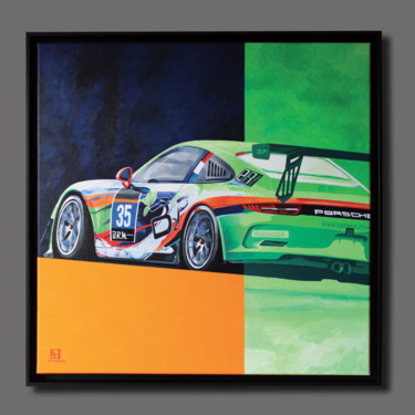 Schilderij getiteld "Porsche B2F" door Eric Hardy, Origineel Kunstwerk, Acryl