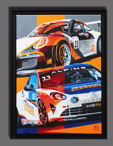 Картина под названием "Racing-technology" - Eric Hardy, Подлинное произведение искусства, Акрил