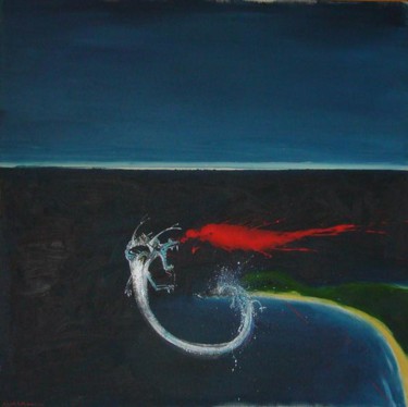 Pintura intitulada "The fleeting world" por Erick Munari, Obras de arte originais
