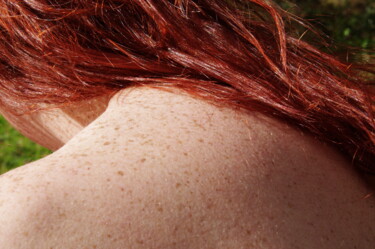 Fotografie getiteld "red hair" door Erick Philippe (eikioo), Origineel Kunstwerk, Digitale fotografie