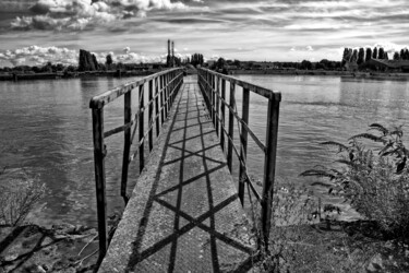 Photographie intitulée "port de Rouen, Norm…" par Erick Philippe (eikioo), Œuvre d'art originale, Photographie numérique