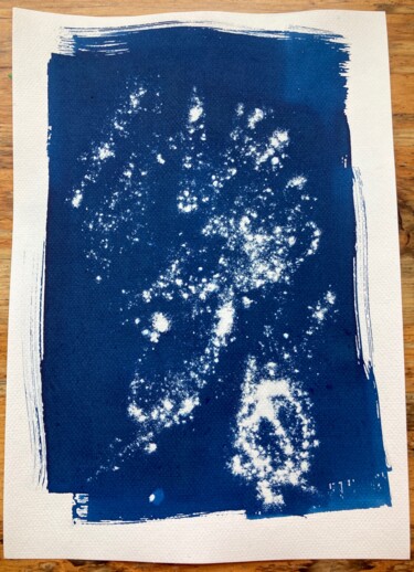 Photography titled "cyanotype poussière…" by Erick Philippe (eikioo), Original Artwork, Non Manipulated Photography