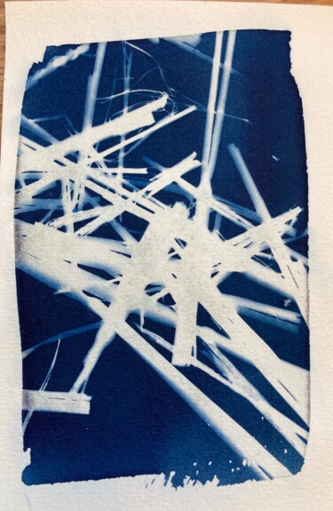 Photography titled "cyanotype (3)" by Erick Philippe (eikioo), Original Artwork, Non Manipulated Photography