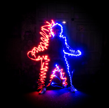 Photography titled "light painting (6)" by Erick Philippe (eikioo), Original Artwork, Light Painting