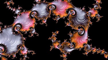 Digitale Kunst mit dem Titel "fractale (45)" von Erick Philippe (eikioo), Original-Kunstwerk, 2D digitale Arbeit