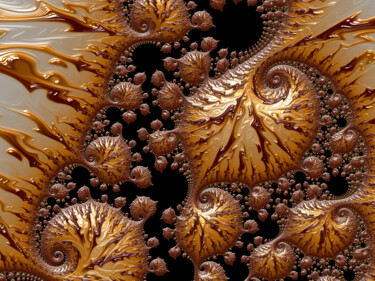 「fractale - fractal…」というタイトルのデジタルアーツ Erick Philippe (eikioo)によって, オリジナルのアートワーク, 2Dデジタルワーク