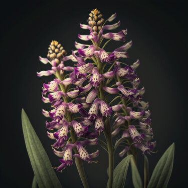 orchidées (11) Arts numériques intitulée "orchidées (11)" par Erick Philippe (eikioo), Œuvre d'art originale, Image générée par l'IA