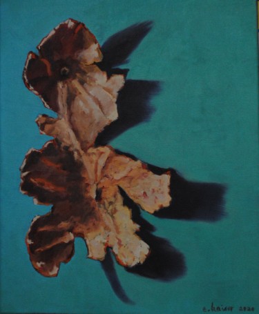 Malerei mit dem Titel "Peau morte n°4" von Eric Kaiser, Original-Kunstwerk, Öl
