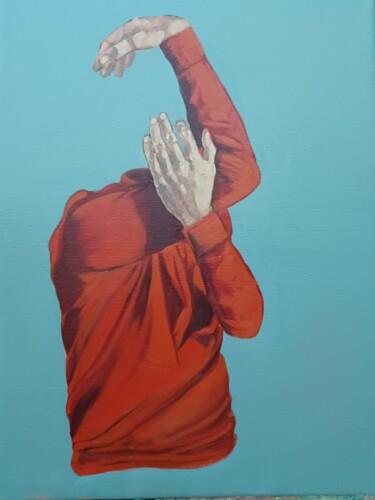 Schilderij getiteld "A en perdre la tête…" door Eric Kaiser, Origineel Kunstwerk, Olie