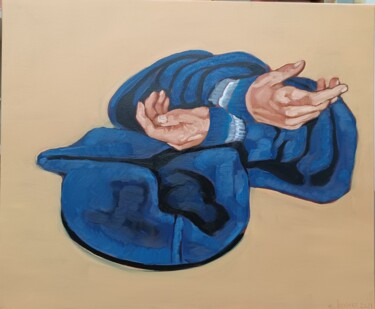 Peinture intitulée "A en perdre la tête…" par Eric Kaiser, Œuvre d'art originale, Huile