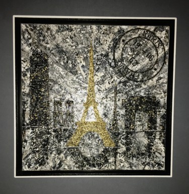 Peinture intitulée "« Mon Paris »" par Eric M. Artiste Peintre, Œuvre d'art originale, Acrylique