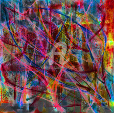 Цифровое искусство под названием "Abst" - Eric Vogel, Подлинное произведение искусства