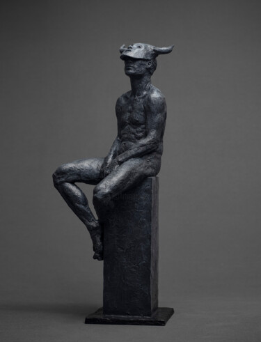Скульптура под названием "Apis" - Erik Ebeling, Подлинное произведение искусства, Глина