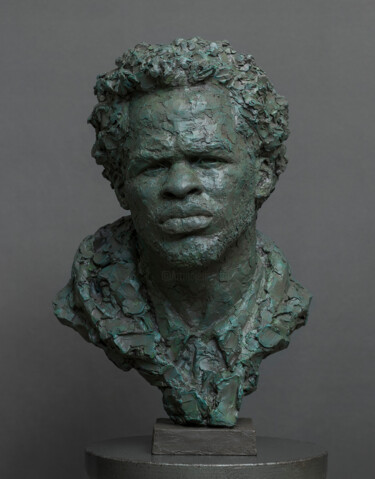 雕塑 标题为“Chris” 由Erik Ebeling, 原创艺术品, 粘土