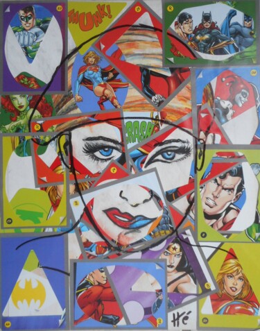 Malarstwo zatytułowany „super girl” autorstwa Erik Hils, Oryginalna praca