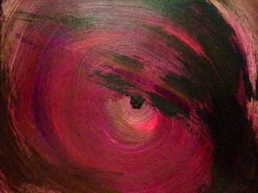 Painting titled "Wolf Eye" by Erik Melver, Original Artwork, Oil