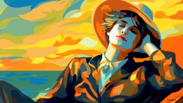 Digitale Kunst mit dem Titel "Nellie   -Unikat-" von Erik Sven Larsgaard, Original-Kunstwerk, Digitaldruck Auf Keilrahmen au…