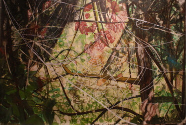 Peinture intitulée "connection" par Erika Anoardi, Œuvre d'art originale, Pigments