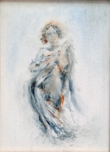 Pintura intitulada "Oil Sketch" por Erika Von Gaal, Obras de arte originais, Óleo Montado em Cartão