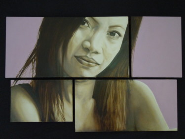Painting titled "rena-ti" by Eb, Original Artwork, Oil