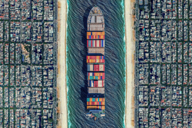 Fotografía titulada "Shore N.01" por Erkan Cerit, Obra de arte original, Fotografía manipulada