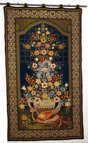 Arte têxtil intitulada "Arvore da Vida" por Erna Antunes - ( Erna Y ), Obras de arte originais