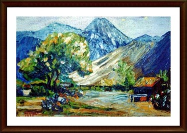 Painting titled "Valley" by Ernan Pillerva, Original Artwork
