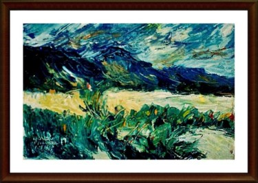 Painting titled "Mountain Breeze" by Ernan Pillerva, Original Artwork
