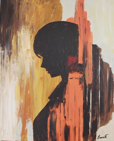 Pintura titulada "Mujer al trasluz de…" por Ernest Carneado Ferreri, Obra de arte original, Acrílico Montado en Bastidor de…