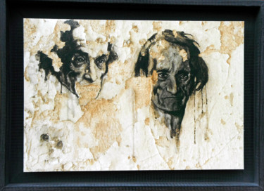 Fotografia intitolato "Artaud, sérigraphie…" da Ernest Pignon-Ernest, Opera d'arte originale