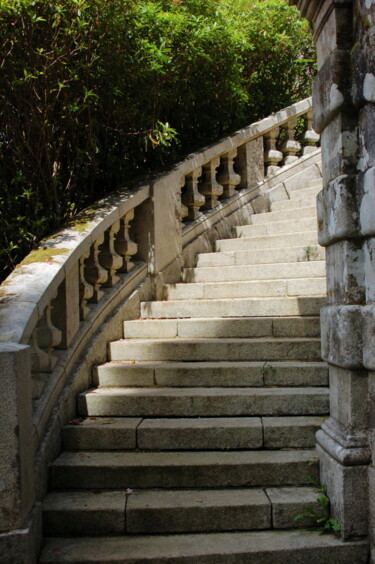 Fotografie mit dem Titel "escalier Jardin du…" von Ernest Tosetti, Original-Kunstwerk, Digitale Fotografie