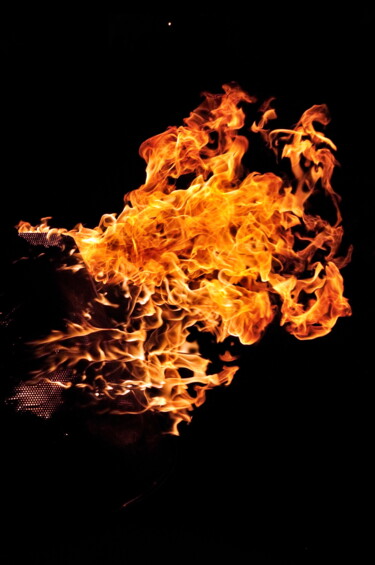 Photographie intitulée "magie du feu 1" par Ernest Tosetti, Œuvre d'art originale, Photographie numérique
